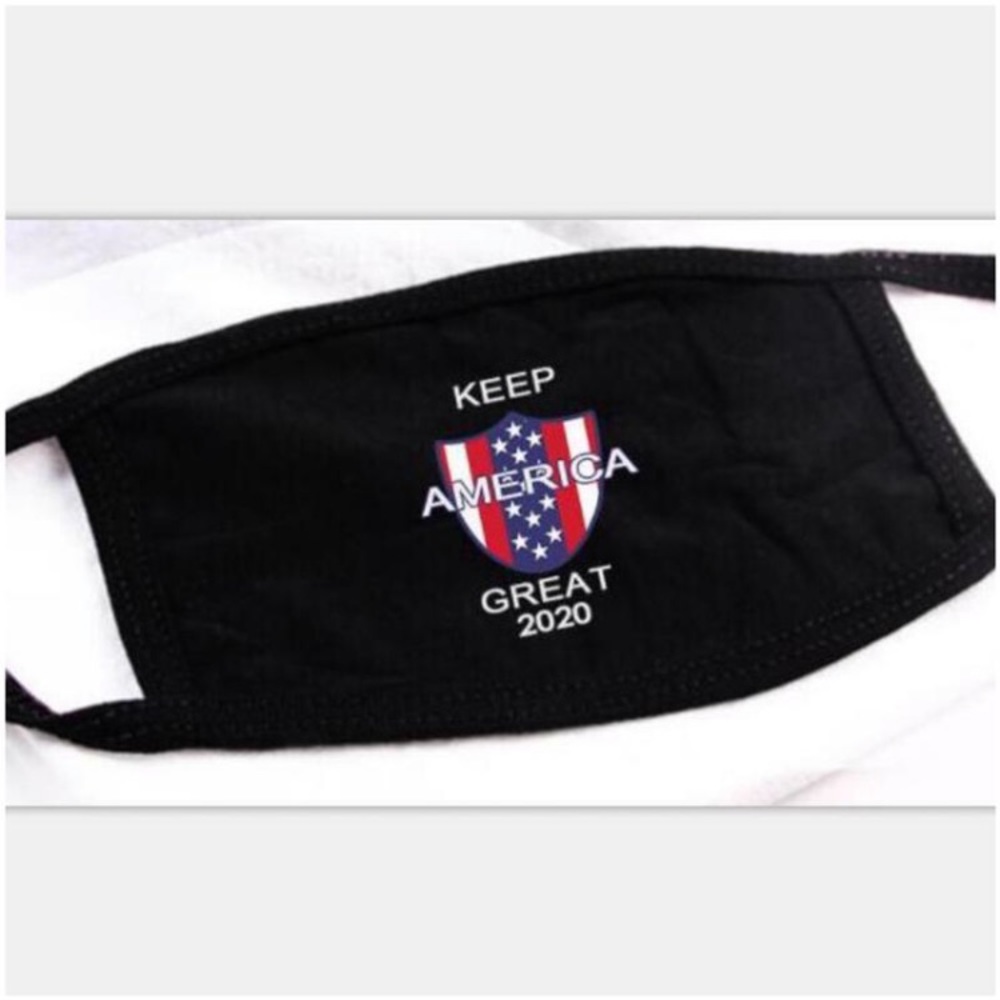 face mask patriotic Keep America Great new black